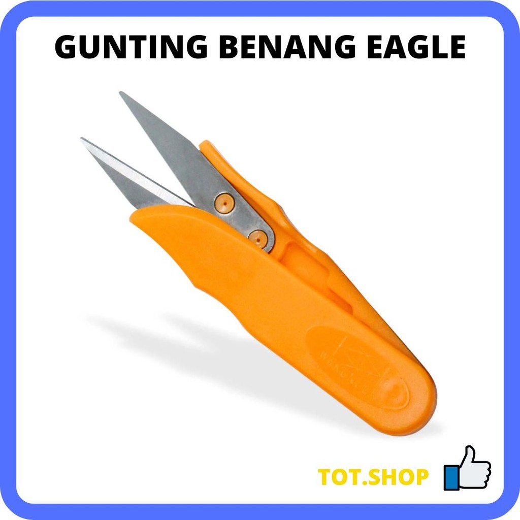 

OBRAL !!! GUNTING EAGLE PLASTIK gunting benang bordir cekris kain