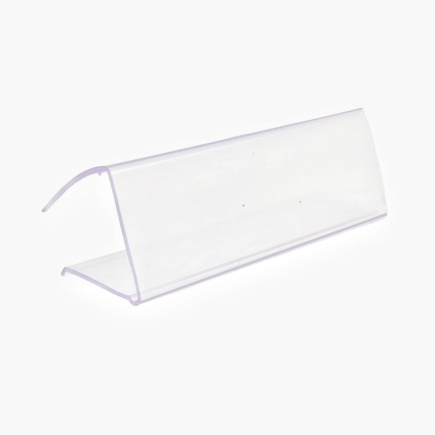 

50pcs Plastic Snap Clips Sign Price Card Display Holders for Wood Board Shelves