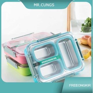 KOTAK MAKAN / BEKAL MAKAN / LUNCH BOX ANTI TUMPAH DAN ANTI CAMPUR 6540