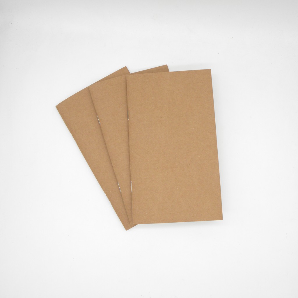 

3pcs Midori MUJIs Traveler's Notebook 95mmx165mm Blank Dot Grid Paper Graph-paper Ruled 32 sheets Pocket A6 Style 3.7"x6.5