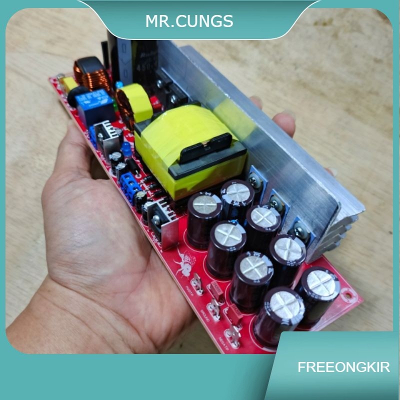 Power supply PSU smps sos Hb 15a daya 1500watt ct 45-90volt halfbridge trafo suplay audio sound ampl