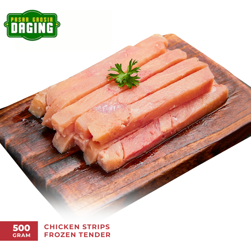 

Chicken Strips Frozen Tender 500gr - Pasar Grosir Daging