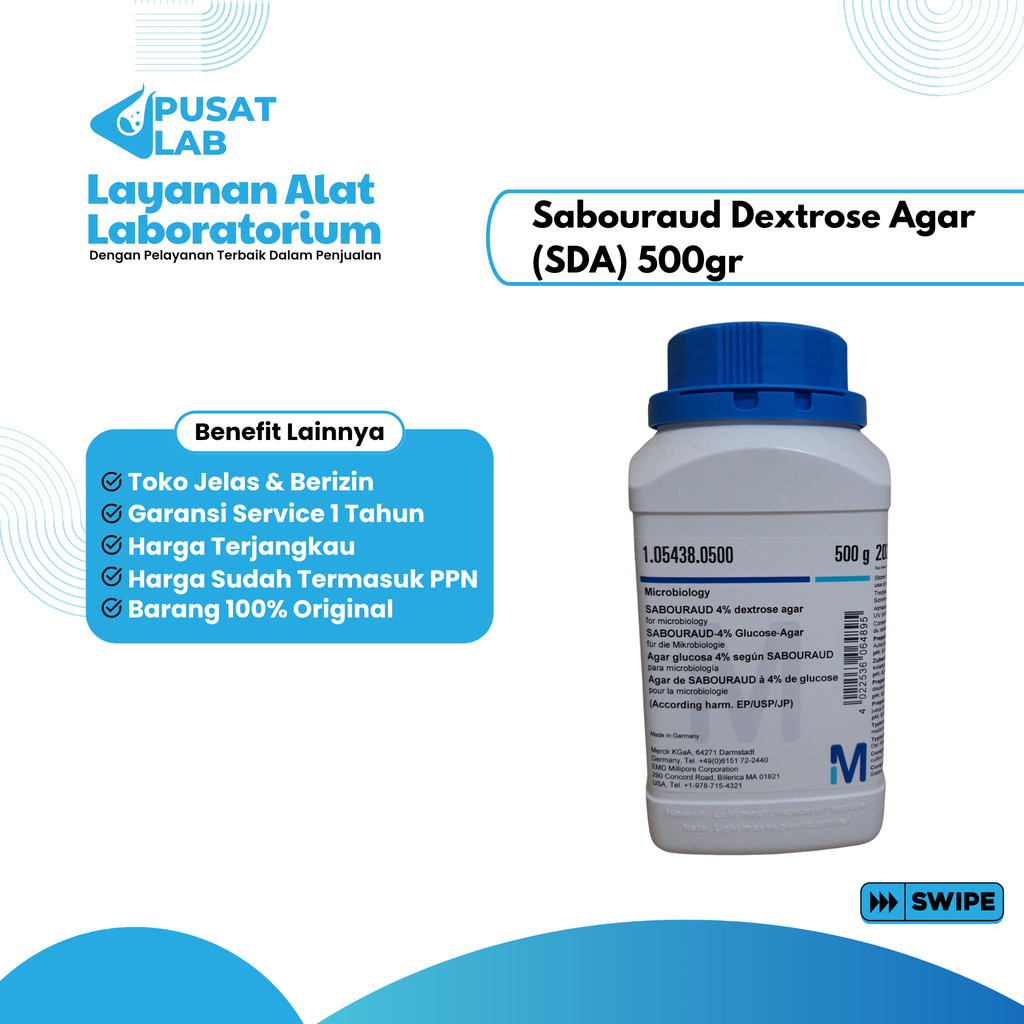 Sabouraud Dextrose Agar (SDA) 500gr