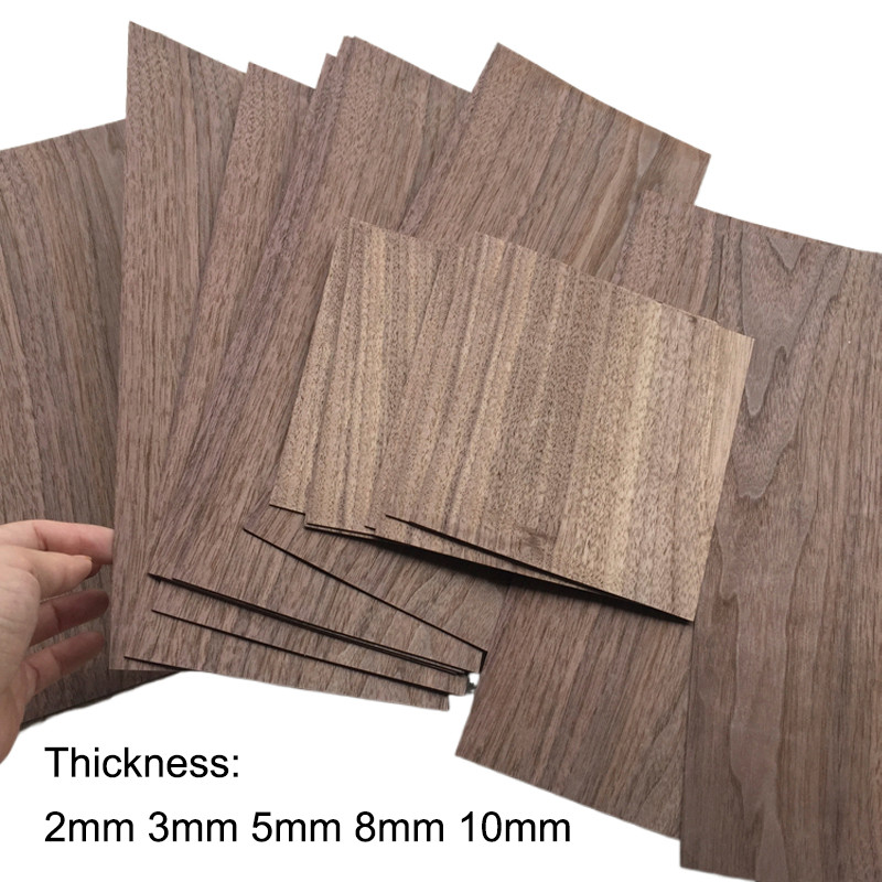 

North American Black Walnut Thin Plate Handmade DIY Solid Wood Making Material Natural Log Chip 2mm 3mm 5mm 8mm 10mm