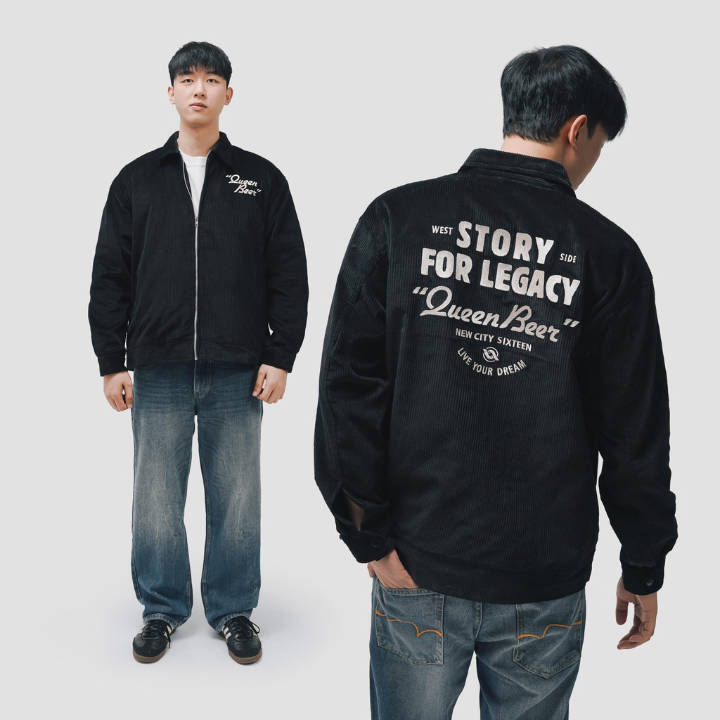 Queenbeer - Corduroy Jacket Harriet Black