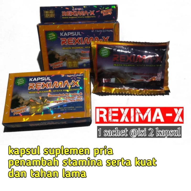 (11) Kapsul Original Isi 10 Sachet @ 2 Kapsul Penambah Stamina Pria mantap kualitas no1 premium By W