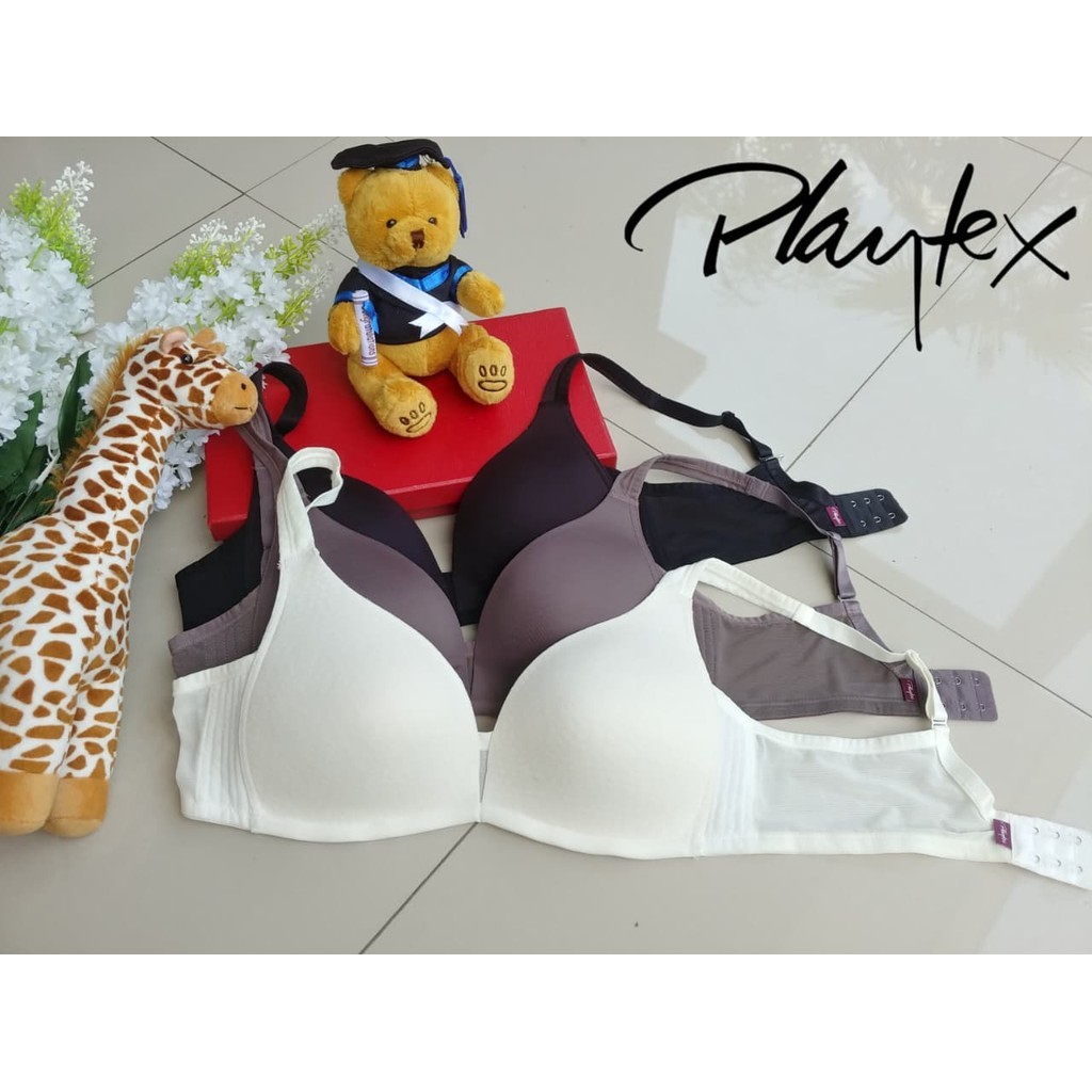 DP Playtex Bra Wanita Tanpa Kawat Support Ringan 34C 36C PTS Wireless