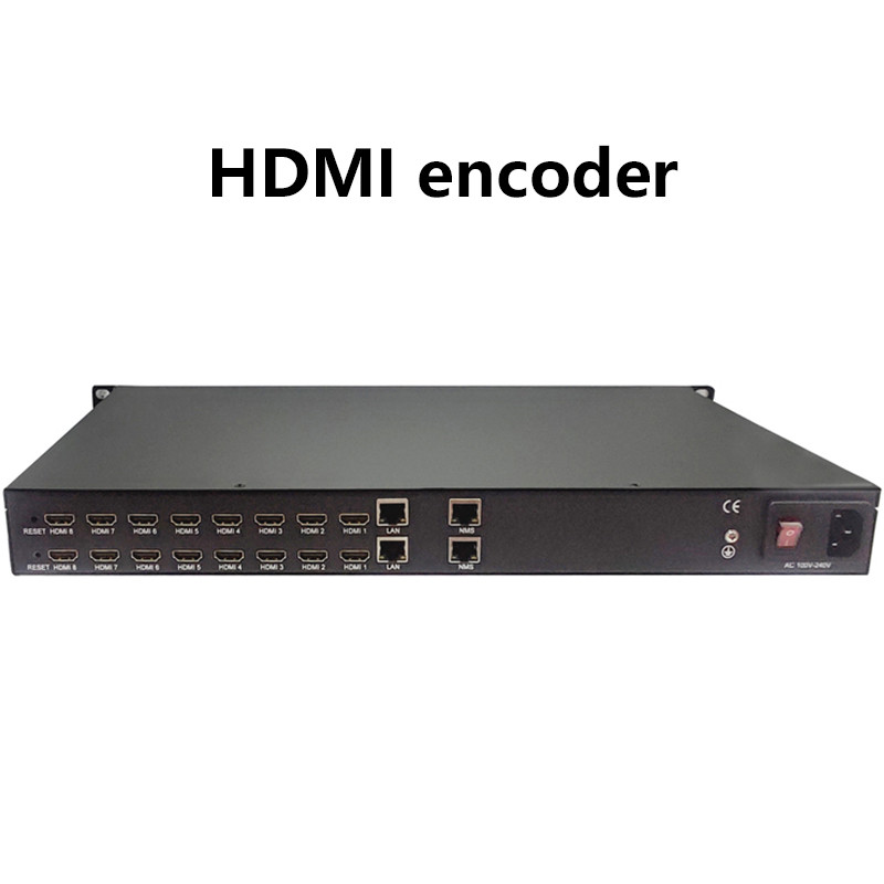 16 channel HD to IP Hotel IPTV TV system front-end equipment, cable TV front-end H265 H264 4K HD vid