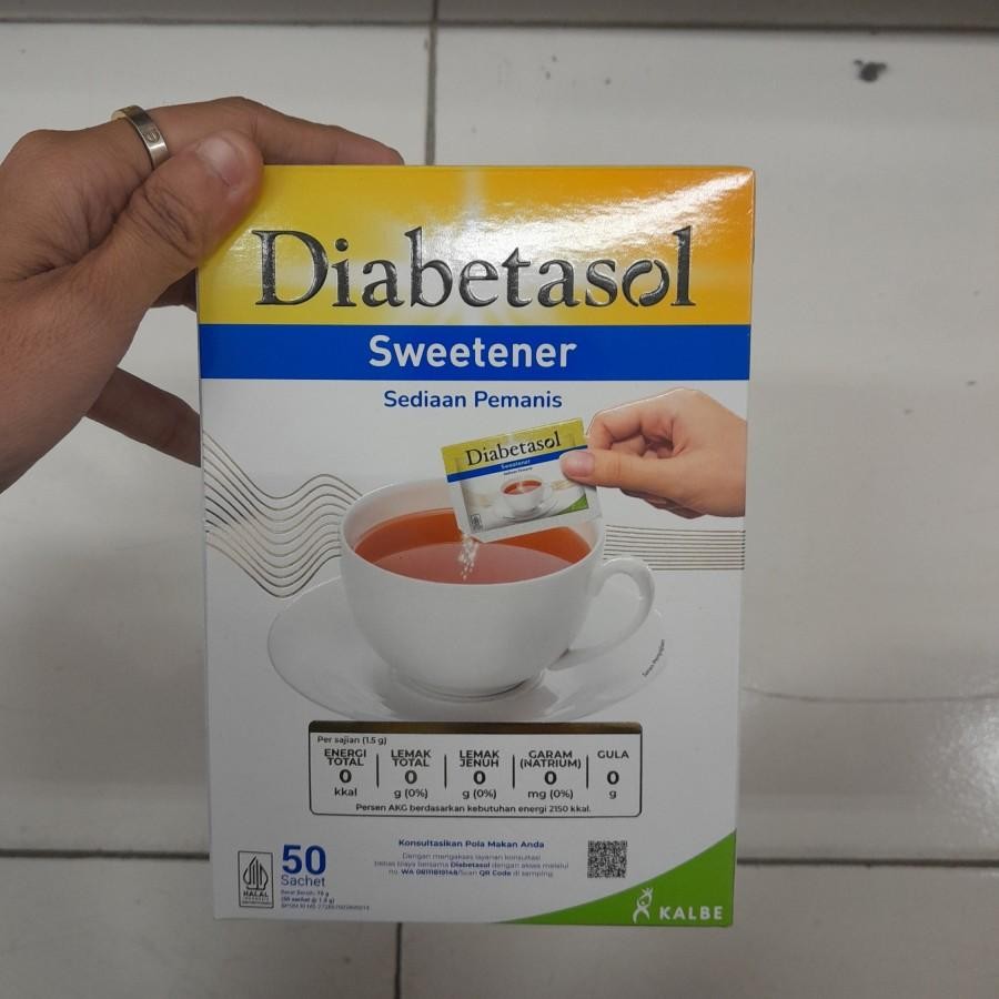 

Diabetasol Sweetener Zero Calorie Sugar Gula All Variant Sachets