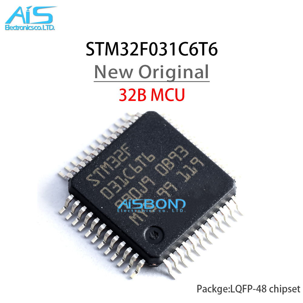 New STM32F031C4T6 STM32F031C6T6 STM32F031K6T6 STM32F031K6T7 STM32F030C8T6 STM32F030C6T6 STM32F030K6T