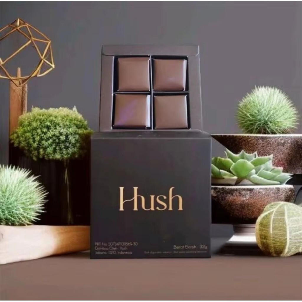 

Hush chocolate dark milk 1Box Isi 4 Pcs.chocolate 32 gram 4 pcs