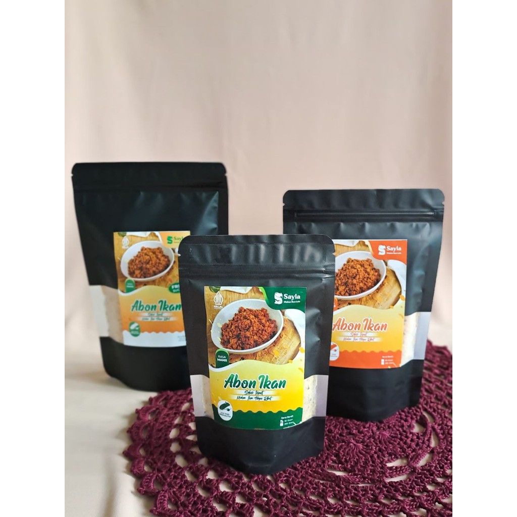 GMM Abon Ikan Lele Sayla Asli Original Kemasan Pouch