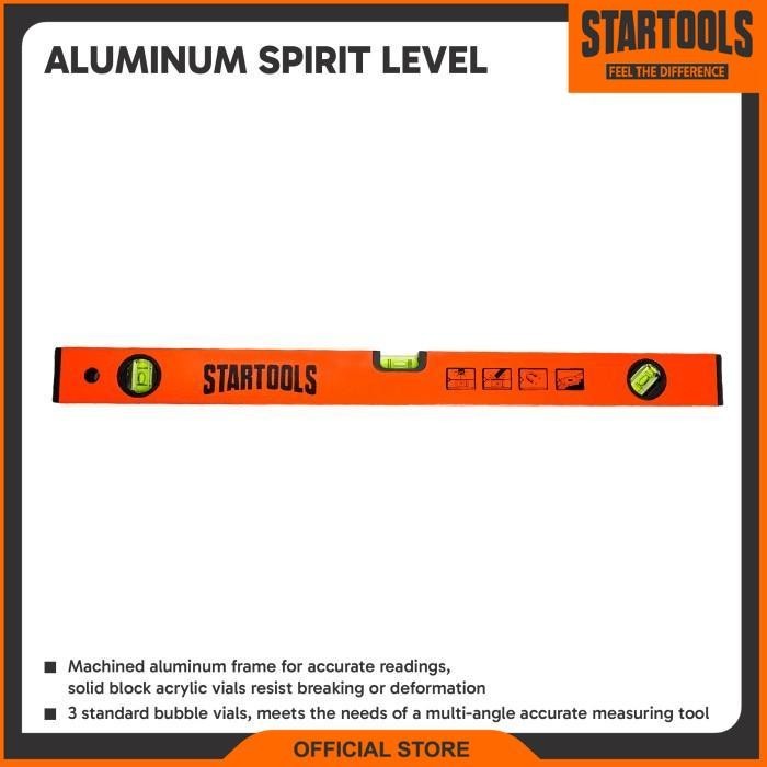 Startools Aluminium Spirit Level / Waterpass Magnet  32", 800mm