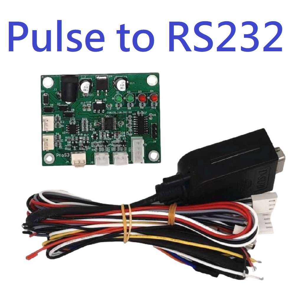JY-23 Pulse to RS232 Signal Converter Coin Operated for Coin Acceptor Bill Acceptor PC COM USB to PU