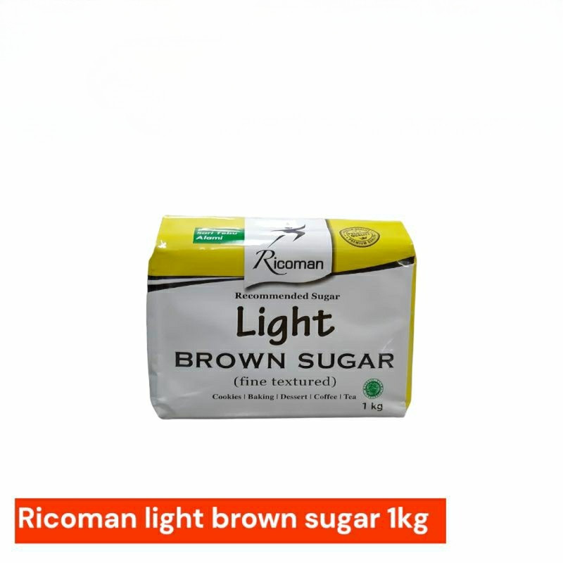 

ricoman light brown sugar 1kg