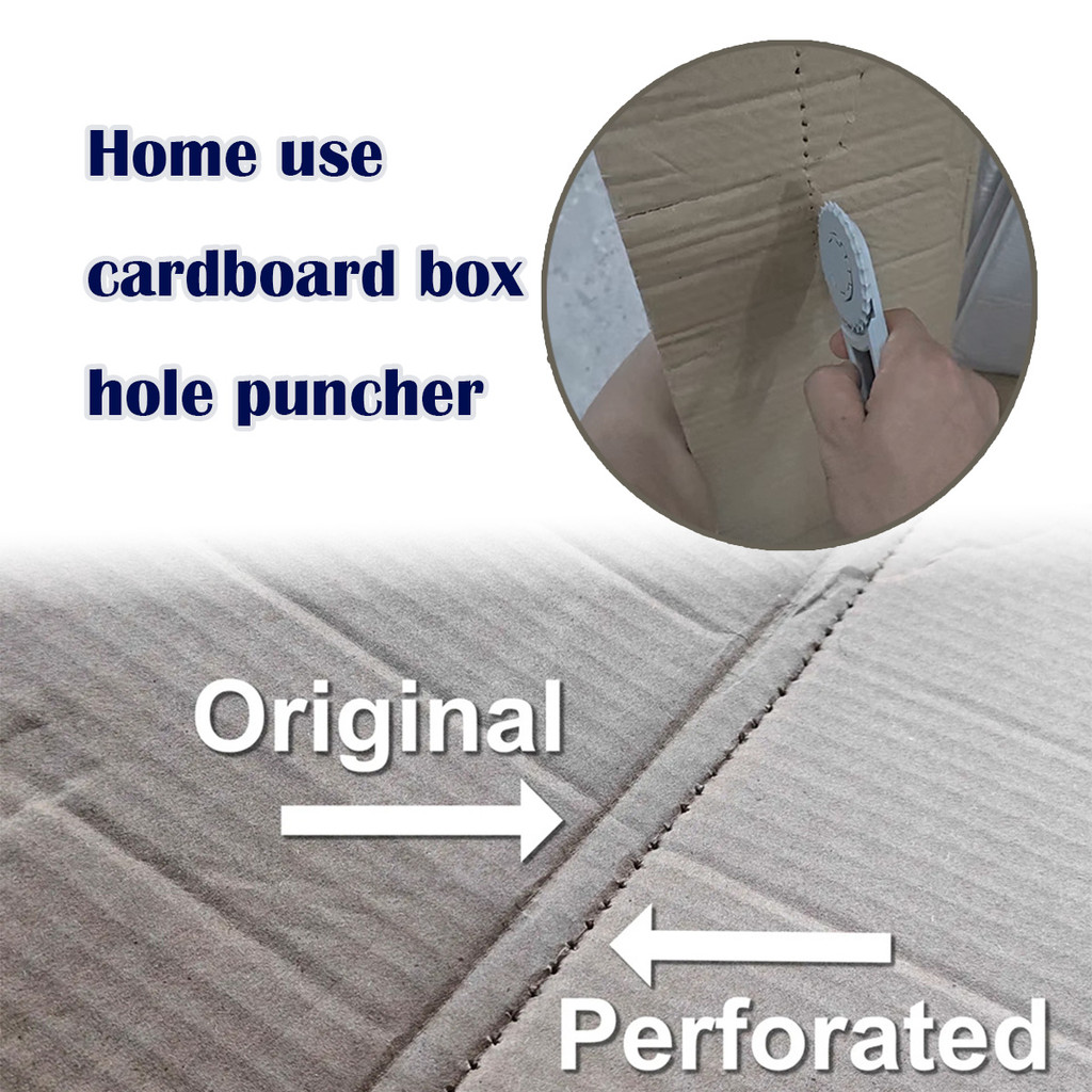 

1PC DIY Practical Cardboard Perforator, New Cardboard Box Punch Tool for Home DIY Craft Packaging Supplies