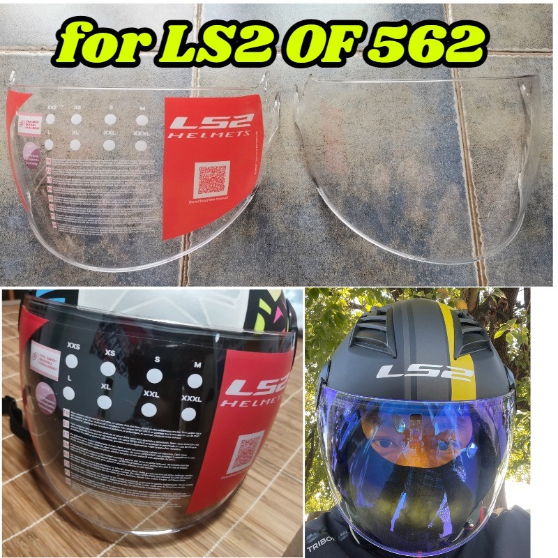 New LS2 AIRFLOW Helmet Wind Shield for LS2 OF 562 Helmet Visor Replacement Parts  Capacete De Moto C