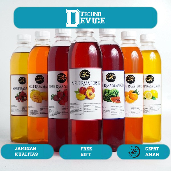 

GKC Heritage Sirup Cair Konsentrat Minuman Semua Varian - HALAL - 640 mL - All Variant Syrup