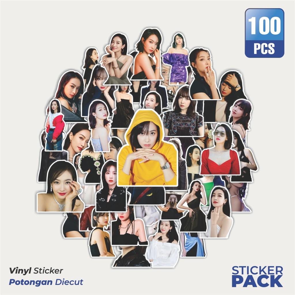 

Super Hemat! 100 PCS Stiker F(X) VICTORIA Waterproof Aesthetic- Untuk Laptop, Motor, dan Helm - Paper Stationery Pack