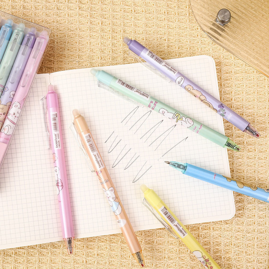

Pulpen Gel Pena Bisa Hapus Pulpen Bisa Hapus Aesthetic Bolpoin Erasable Pen Erasable Ballpoint Pen Dengan Retractable Penghapus Karakter Motif Estetik Anak Sekolah Ballpoint Bolpen Kreatif Cute Click Pen Mekanik Alat Tulis