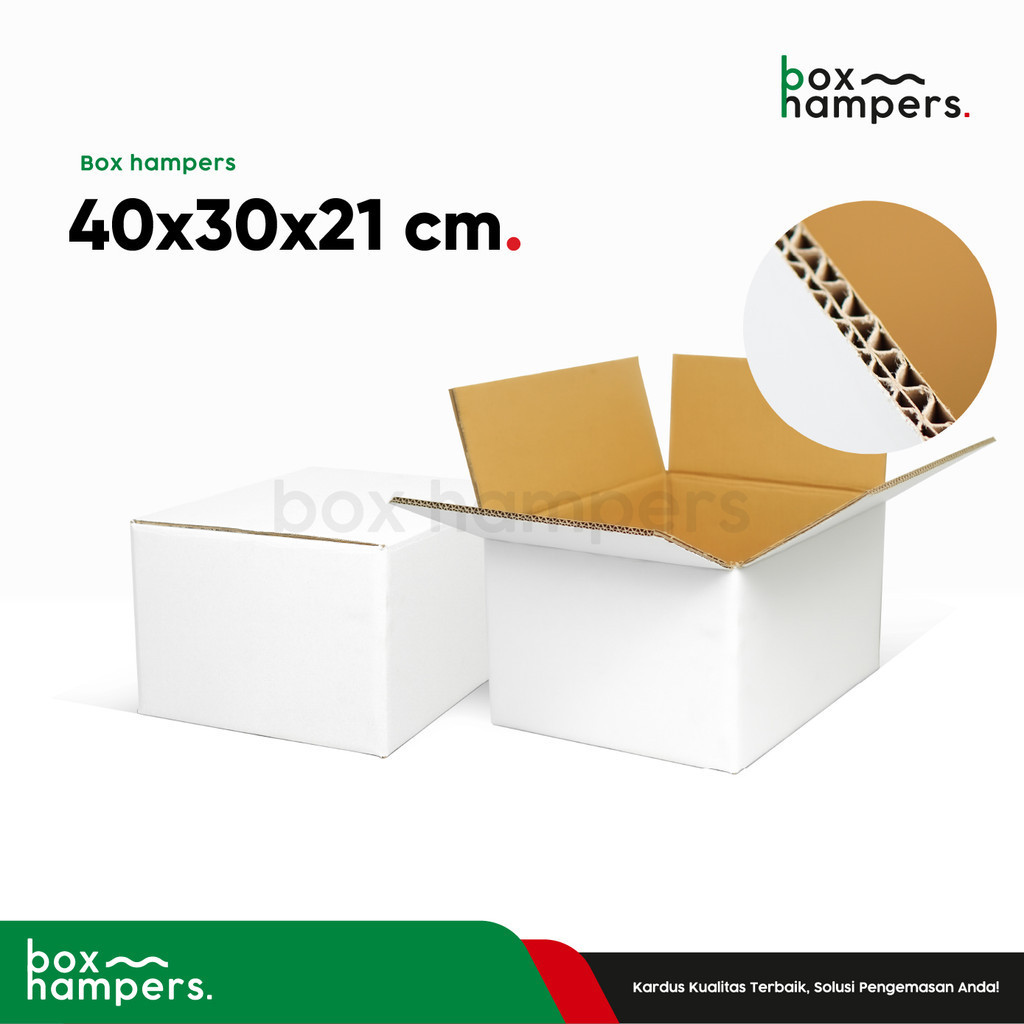 

Box Double Wall 40x30x21 cm. (ANJM) BoxNormal/Amdk/Kotak/Packing/Kardus/A1/tinggi21