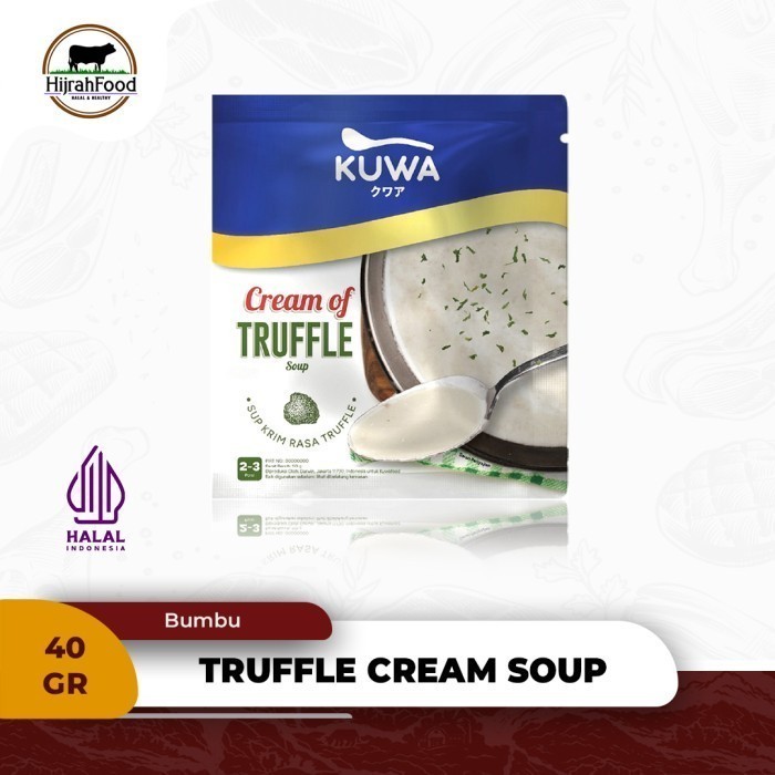 

Kuwa Cream of Truffle Soup 40 gr Sup Krim Rasa Truffle Praktis