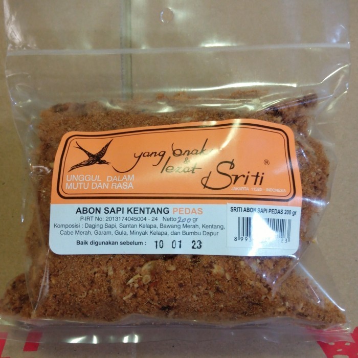 

HEMAT! Sriti Abon Sapi Pedas 200gr