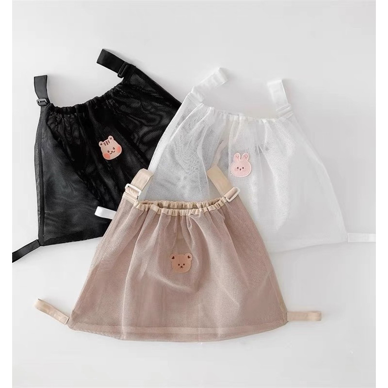 TAS PENYIMPANAN PAMPERS BAYI / KANTONG GANTUNG STROLLER MOTIF BEAR / BABY STROLLER STORAGE BAG HIGH 