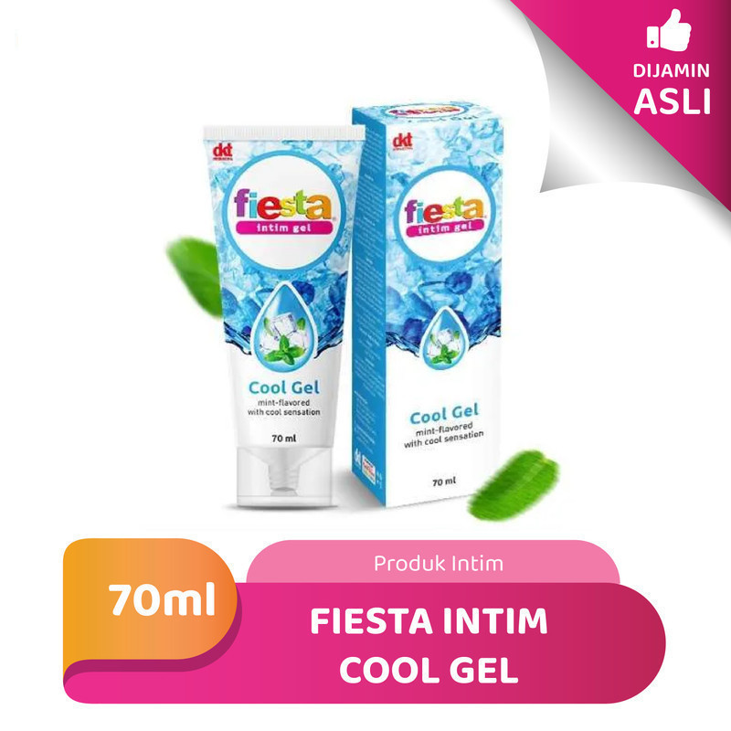 NEW Fiesta Lubricant MINT 70 ml / Fiesta Lubrican Intimate COOL Gel Pelumas dan Pelicin Sex