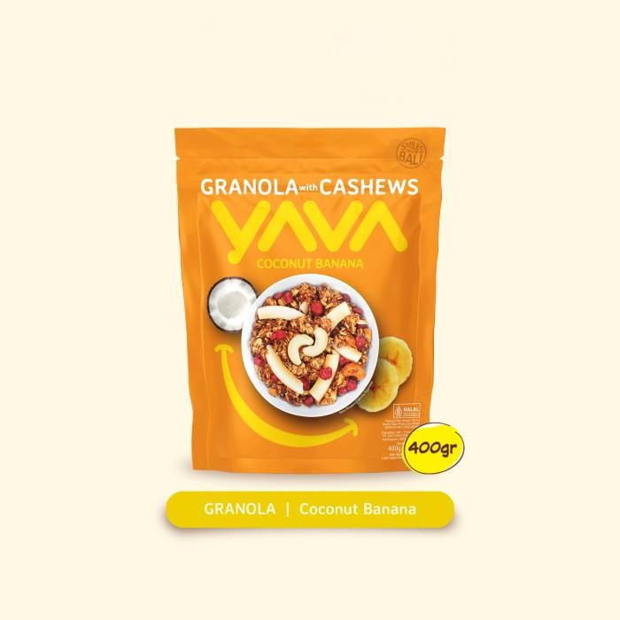 

YAVA Granola Coconut Banana 400gr- Granola pisang kelapa