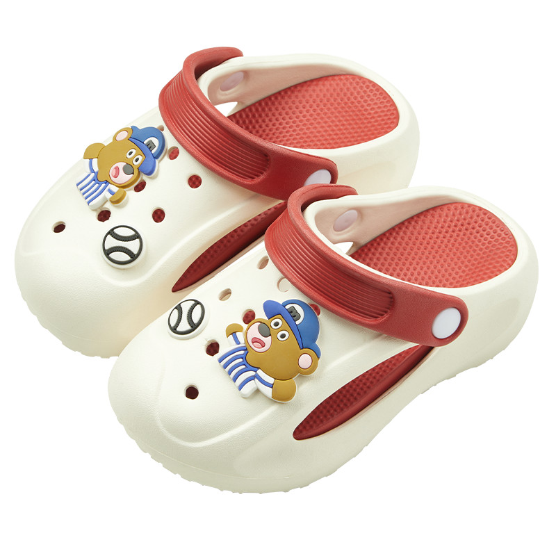 Cheerful Mario sandal kodok Anak Laki Laki Beruang Anti Selip Anti -kick Lemas Ultralight Vogue Impo