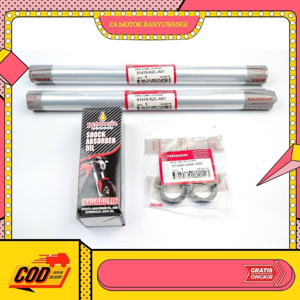 sok depan motor beat ori - Paket As Shock Depan KZL - shock depan beat fi - as shock depan vario 125