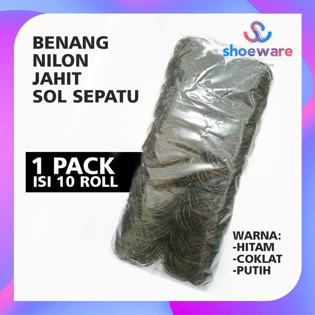 Benang Jahit Sepatu Nilon Kuat 1 Pack untuk Sol dan Perbaikan Sepatu