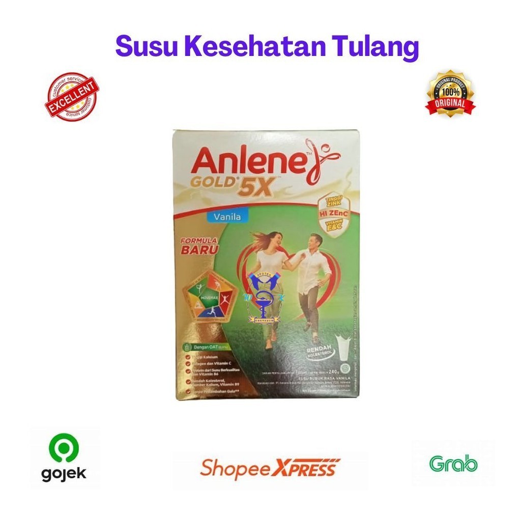 

ANLENE GOLD VANILA 240G (Apotek Ebenezer)