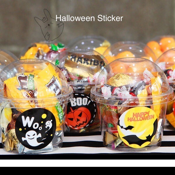 

Halloween Sticker Kemasan HST| Stiker decor label Journal lucu| scary