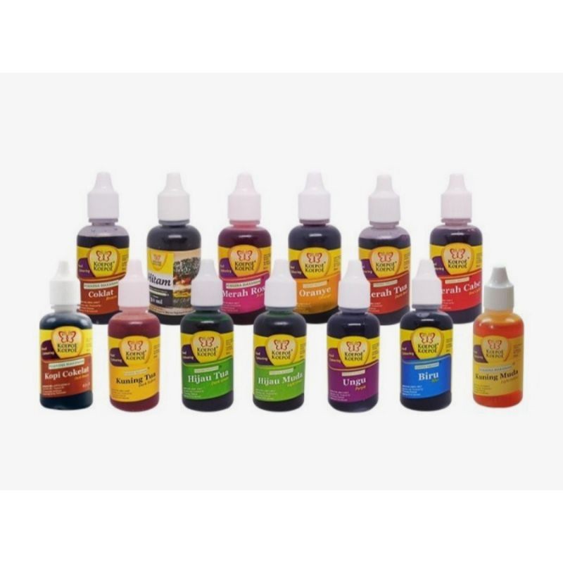 

Pewarna Makanan Koepoe-koepoe 30ml - ARM