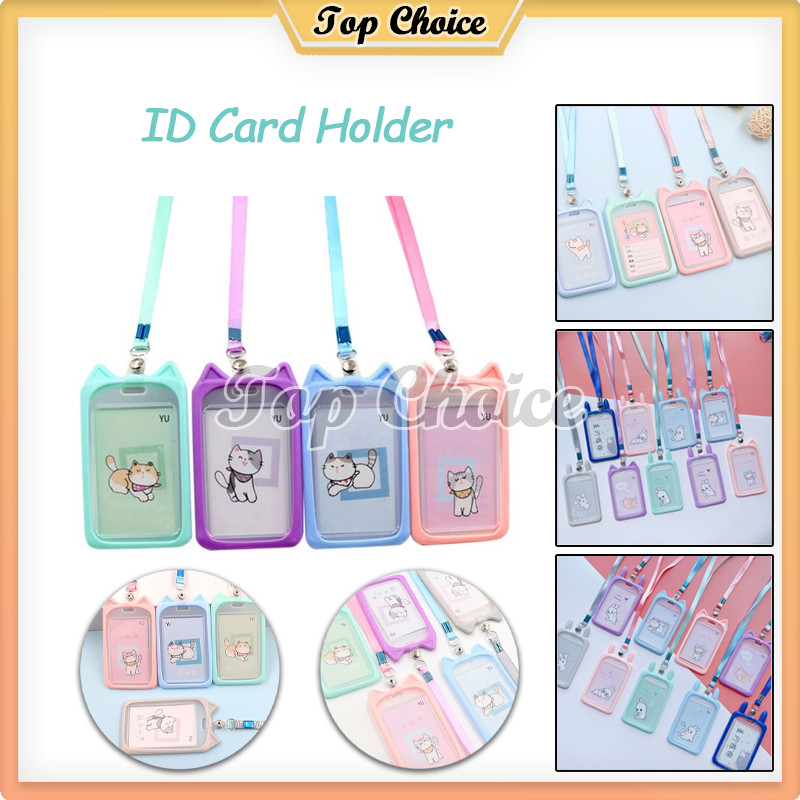 

Id Card Holder Motif Karakter / Lanyard Kuping Id Card Tag / Id Card Name Tag