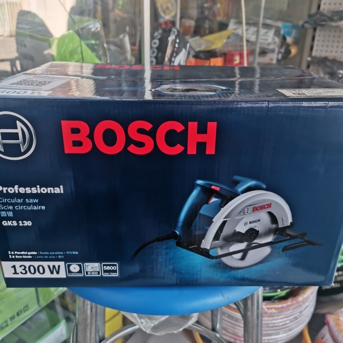 ORIGINAL BOSCH GKS 130 Mesin circle saw 7 inch mesin gergaji kayu listrik circular saw serkel bosch