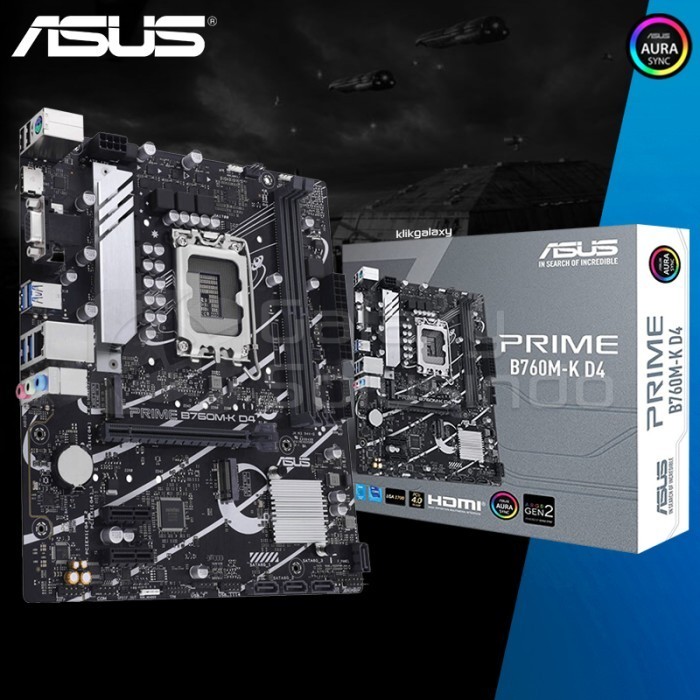 ASUS Prime B760M-K D4 Intel LGA1700 B760 DDR4 Motherboard
