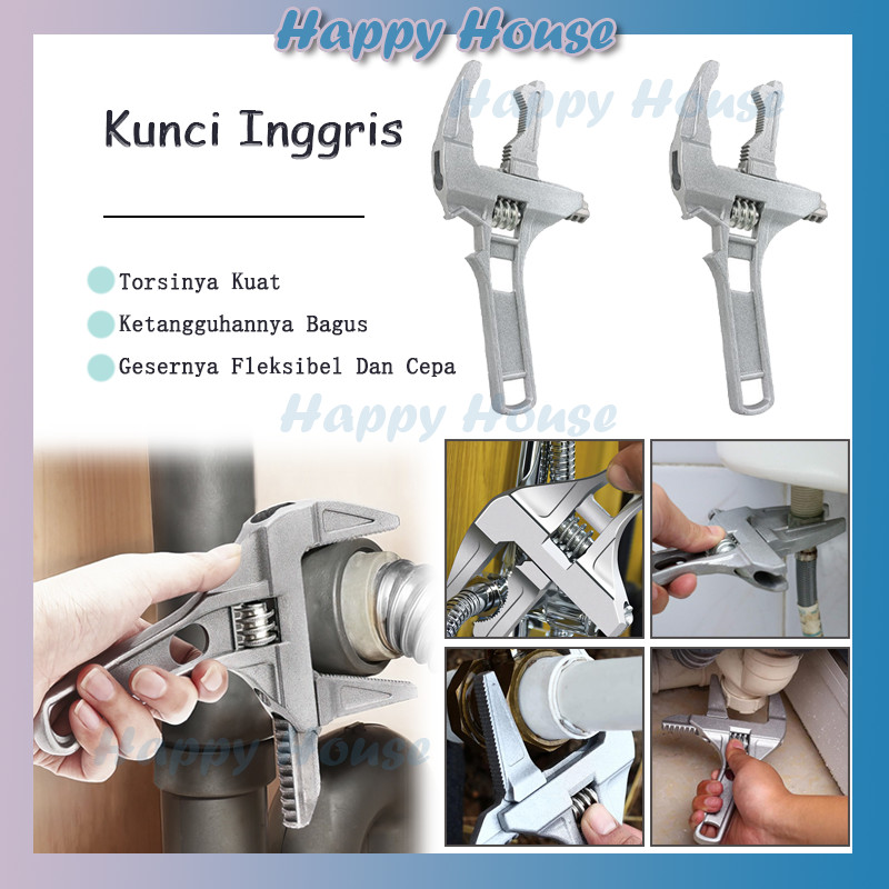 Kunci Inggris Kunci Ring Pas Pipa Kunci Pas Universal Adjustable