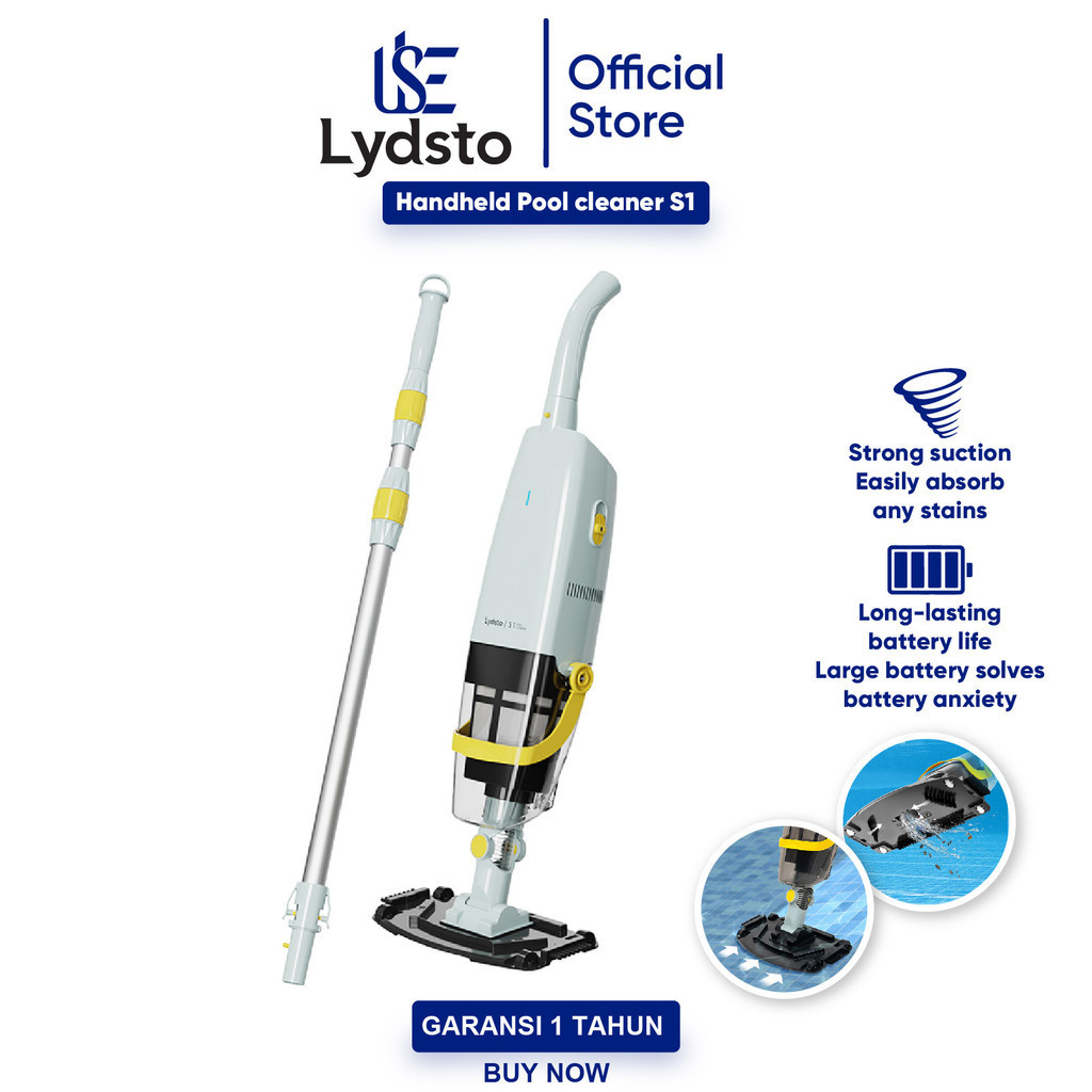 Lydsto S1 Handheld Pool Cleaner Penyedot Debu Mesin Pembersih Kolam Renang Pembersih Bawah Air Isi U