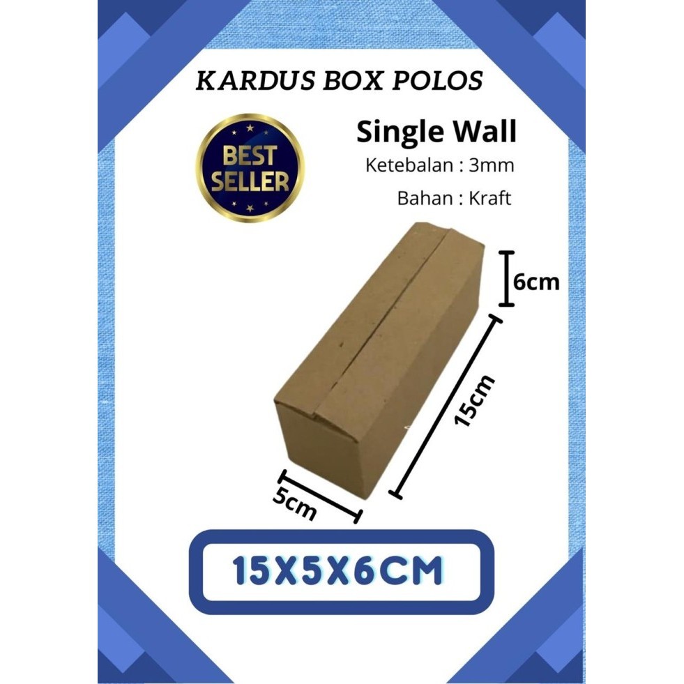 

Kardus Karton Box uk 15x5x6 cm