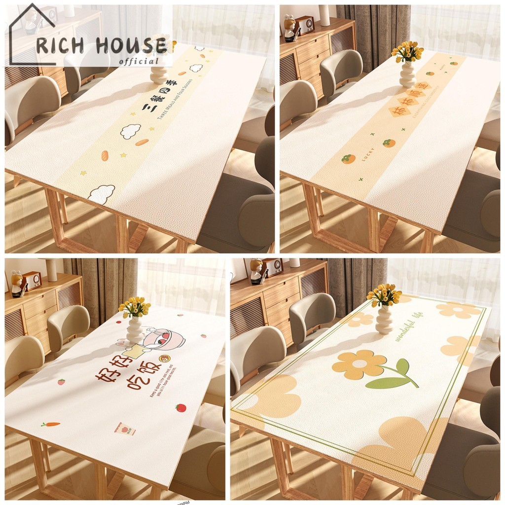 Taplak Meja Bunga Alas Meja Kerja Kantor/ Alas Meja Belajar/ Taplak Meja Tamu