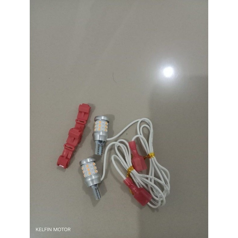 [ DELSER MOTOR ] LAMPU SEIN VIRAL DAJJAL 2 WARNA SEN MOTOR BEBEK MATIC NMAX AEROX PCX LEXI XMAX ADV 