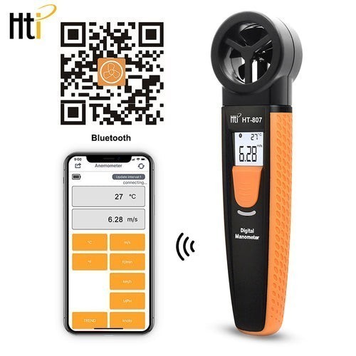 HT-807 Bluetooth Digital Anemometer HT 807