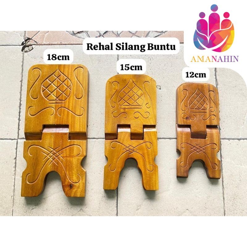 Rehal / Tatakan Ngaji Kayu Ukir Buntu UHJ