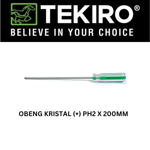 TEKIRO OBENG KRISTAL (+) PH2 X 200MM