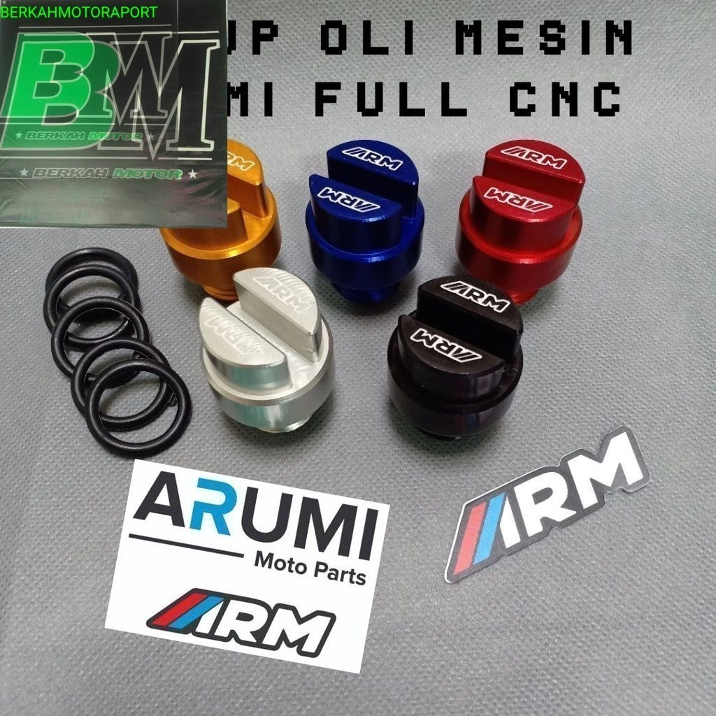 Tutup Oli Motor Baut Tutup Oli Mesin ARM Vario PCX Nmax Aerox Beat Scoopy Adv Xmax Full CNC Universa
