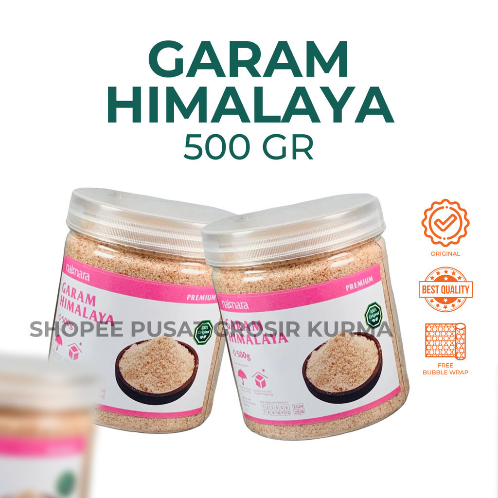 

GARAM HIMALAYAN PINK SALT PREMIUM ORIGINAL ORGANIK 500gr/1kg