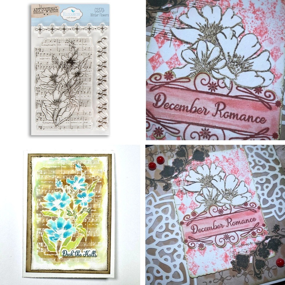 

Flowers on the Notes clear silicone stamps for DIY scrapbooking craft supplies stamp photo album card making